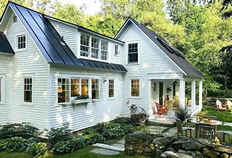 metal roof cape cod style house|cape cod gabled roof.